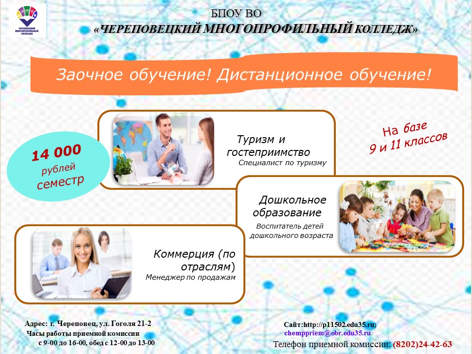 Набор Заочно 2023 Дистанционно